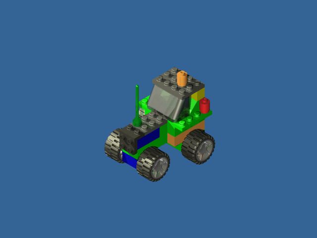 A3004224-乐高积木拖拉机